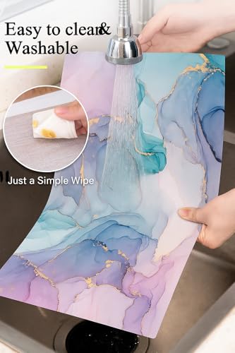 Image of THE LION'S SHARE Multipurpose Refrigerator Sheet | Drawer Mat | Water Proof PVC Material | Fridge Mats (Multi Colour -Pack of 03) -TLS-02
