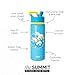 Simple Modern Kids Summit Water Bottle with Straw Lid | Smurfs 18oz Stainless Steel Cup Insulated Tumbler for Boys, Girls, School | Smurfs Polka Dots