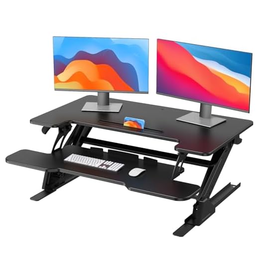HUANUO 36" Z-Shaped Desk Converter