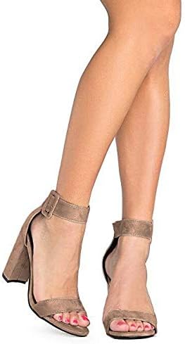 J. Adams Ankle Strap Dress Open Toe High Heel - Trinity