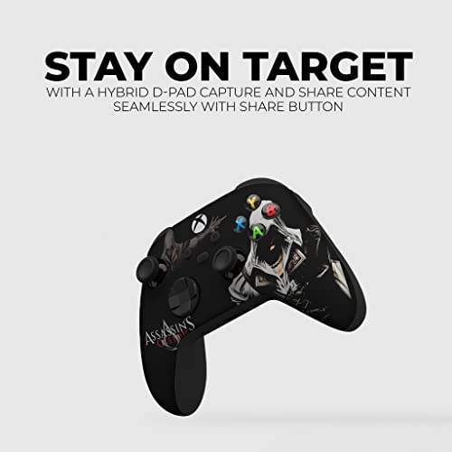Original X-Box Wireless Controller Special Edition Customized By Dreamcontroller Compatible With X-Box One S/X-Box Series X/S & Windows 10 Made With Advanced Hydrodip Print Technology(Not Just A Skin) #TOP4