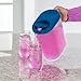 Water Pitcher with Lid 1 Gallon Slim Heavy Duty Plastic Measuring Pitcher with See Through Base, Leak Proof Spill Proof Lid w/Pivot Spout LidCover, BPA-free -Ideal for mixing, storing & serving