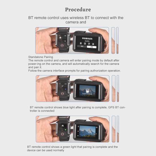 Télécommande de caméra BT compatible Insta360 X5 X4 X3 Go 3S ACE Pro - 7