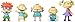 Nick 90's Just Play Rugrats Collectible Toy Figures