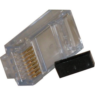 EmersonNetwork Power 32-6198UL CAT6 RJ45 Connector for Round Unshielded Cable