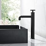 Grifo Lavabo Sobre Encimera Grifos Altos para Lavabos Agua Fría Y Caliente Un...