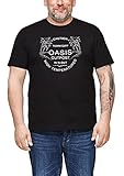 t shirt selber bedrucken lassen Frontprint s.Oliver Big Size Herren 131.10.105.12.130.2103660 T-Shirt, Black Oasis Print, 4XL