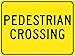 PEDESTRIAN CROSSING, 18X24, .080 HIP REF ALUM