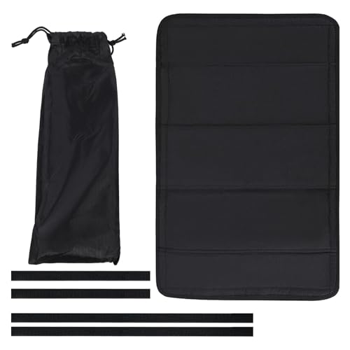 TKSE Parasol Magnético para Ventana de Caravana,Sombrillas Magnéticas con Bolsa de Almacenamiento de Autocaravana,Cortina de Sombra Plegable,Tragaluz Cubierta Opaca para Caravanas(64X41cm)