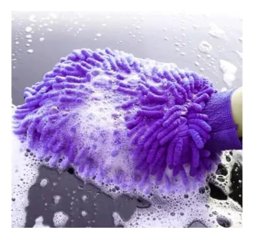 V-Floc Shampoo Automotivo Concentrado 5L com Luva de Microfibra Roxa