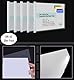 TUKA-i-AKUT 20st. A3 Sliding Bar Binder, PP Transparent Klemmschienen Berichte Umschlag, Abdeckungen Grip Binding Bars Dokumente Klassifizierung, 20er Set, Schiebe Bar in Weiß, TKD8041-A3-W-white-20x