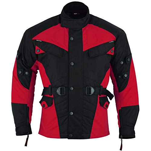 German Wear Veste de moto en textile - Taille 62/5XL - Rouge Cover