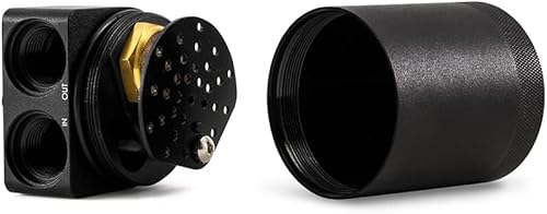 Miniatura 4 de Mishimoto MMBCC-N54-06CBE2 Baffled Oil Catch Can, compatible con BMW N54 CCV Side, 2007-2010