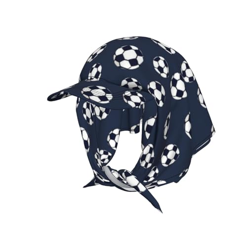 Pioyoku Soccer Ball (2) Print Scarf Baseball Cap for Women,