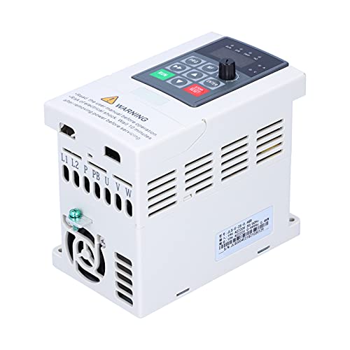 VFD, Variable-Frequency Drive Single Phase Input/Output Inverter with PAM Control 220V JLS-E-2S Series for Spindle Motor Speed, Power Converters (0.4kw)