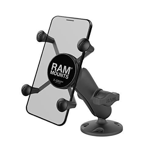 RAM X-Grip High-Strength Composite Phone Mount with Drill-Down Base