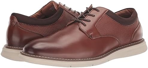 Nunn Bush Men's Chase Plain Toe Oxford Contemporary Lace Up, Cognac, 10.5 | Image 6
