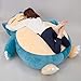 Produktbild miaomiao Plüschtier 59 "plüsch Anime Weiche Stofftier Puppe Snorlax Plüsch Spielzeug Kissen Bett NUR Abdeckung MIT Zipper Für Kid GIF Puppe Kinder Tag