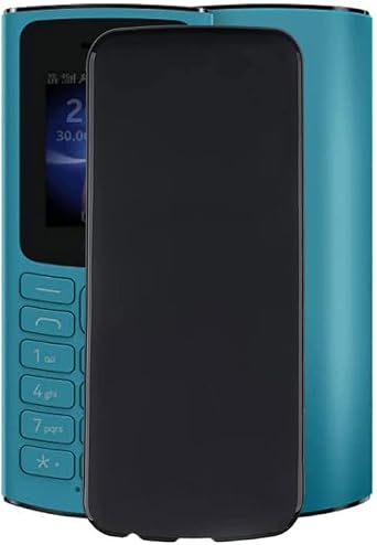 Black Case for Nokia 105 4G 1.8", WXPPJ Design Exclusivelly [Anti-Vibration] [Anti-Scratch] Silicone Back Cover, Anti-Drop Protection Ultra-Thin Phone Case for Nokia 105 4G - Black