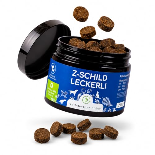 Z-Schild Snacks für Hunde – 140 Funktionssnacks für das Immunsystem – Mit Schwarzkümmelöl & Kokosöl für natürliche Abwehrkraft – Sicher durch die Saison