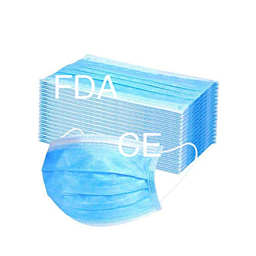Preisvergleich Produktbild Fostudork 50 Stück Einweg-Gesichtsschutzmasken Vlies