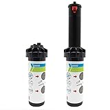 La turbine S050 est parfaite pour l'irrigation de petites surfaces et offre une grande flexibilité dans la conception du système grâce à ses 5 buses interchangeables. Ce modèle permet de couvrir des surfaces de 5,5 à 11 mètres et garantit une faible consommation d'eau (2,8 à 11,4 l/min) pour optimiser le nombre de secteurs du système d'irrigation.