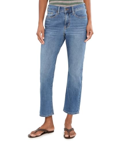 Levi's Women's Classic Straight Ankle Jeans, (New) Eternal Indigo Mid (Stretch), 30
