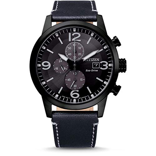 Preisvergleich Produktbild Citizen Herren Analog Eco-Drive Uhr mit Leder Armband CA0745-29E