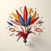Galepromot Kick Shuttlecock, 20CM Fadeless Colorful Feathers Chinese Shuttlecock Adults, Chinese Jianzi Foot Feather Sports Toy for Indoor and Outdoor Tennis and Racquet Sports