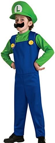Amazon スーパーマリオ ルイージ コスプレ 衣装 子供 幼児 仮装 ハロウィン 3点セット 子供100 キッズコスチューム おもちゃ