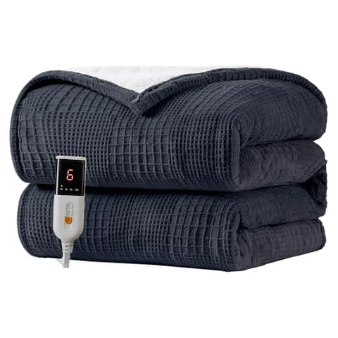 Texciting Electric Heated Blanket 50''X60'' Cover