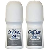 OnDuty 24 Hours Roll-On Anti-Perspirant Deodorant 2.6 fl. oz. - 2 Pack (Unscented)