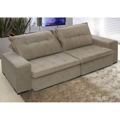 Sofá Austrália 2,70 Mts Pluma Castor