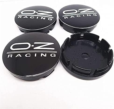 4Pcs Hub Centre Caps for OZ Racing 56MM, Wheel Hub Covers Car Hub Caps, Wheel Center Cover, Hub Center Cover Waterproof DustProof Wheel Rim Accessories,D
