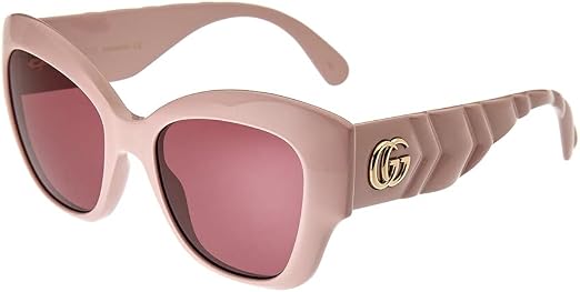 Occhiali da Sole Gucci GG0808S Pink/Burgundy 53/20/145 donna : Amazon.it:  Abbigliamento
