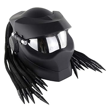 full face predator motorcycle helmet