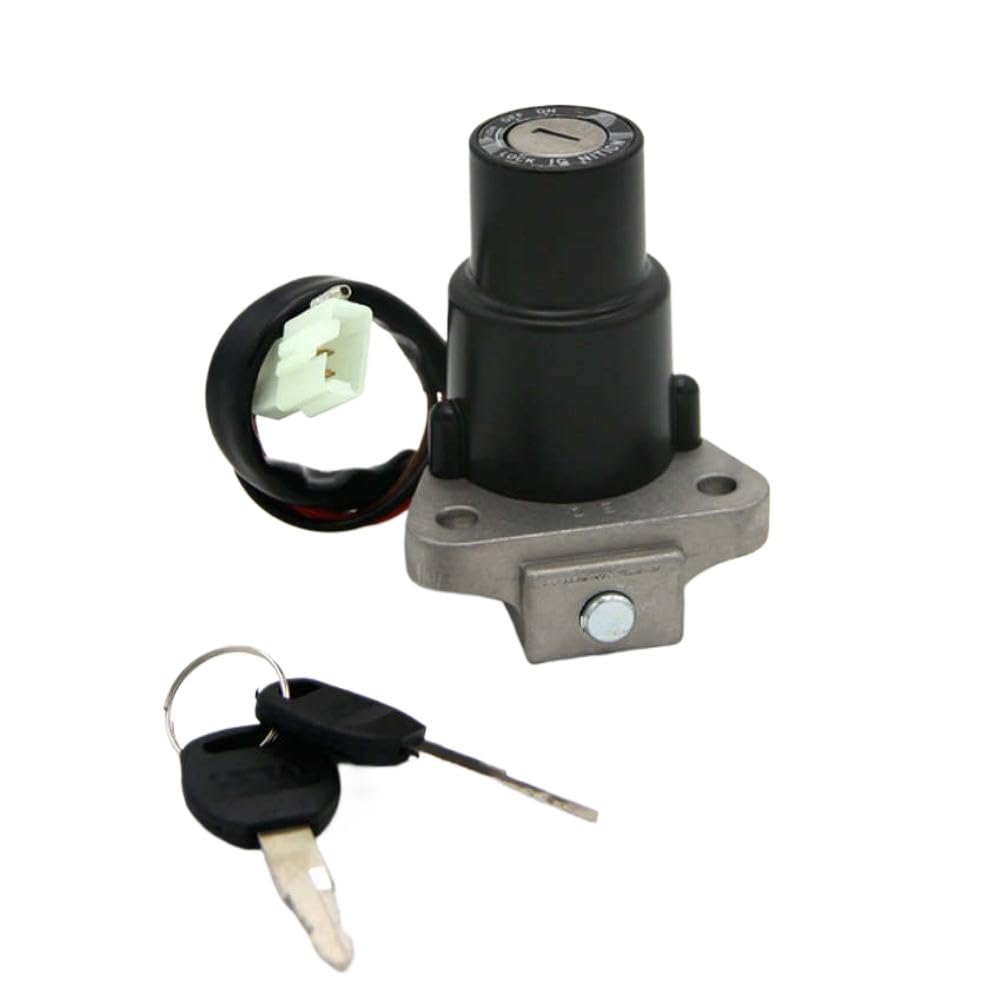 Juego de llaves de bloqueo del interruptor de arranque de encendido compatible con FJ600 FJ1100 FJ1200 FZ750 FZR750 FZR1000 SR250