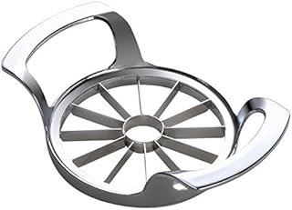 SAVORLIVING Apple Slicer Upgraded Version 12-Blade Extra Large Apple Corer, Stainless Steel Ultra-Sharp Apple Cutter, Pitter, Divider for Up to 4 Inches Apples (Update)