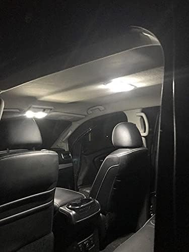 Miniatura 4 de D15 Lighting Kit de luz interior LED para Nissan Titan XD 2016-2022 6000 K blanco mapa, cúpula visera, espacio para pies, bombillas de matrícula de