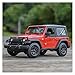 Modèle sans Télécommande pour Jeep Willys Wrangler 1:18 Statique Moulé sous Pression Modèle De Voiture Cadeau Collection Jouet Décoré dans Un Festival Plein d'amour