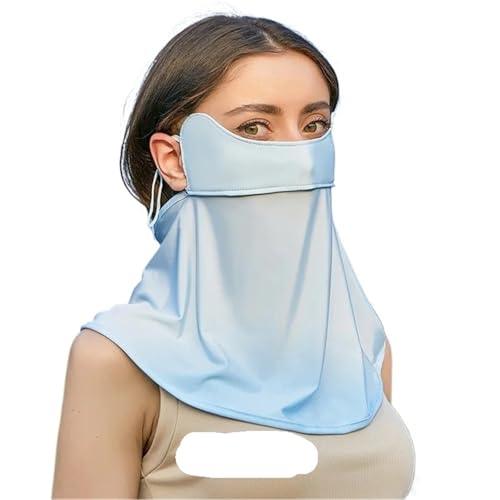 Mascarilla de ciclismo transpirable con protección UV y tecnología de enfriamiento for colgar en las orejas, for hombres y mujeres que corren al aire libre y practican deportes UPF 50+ Adecuada para c