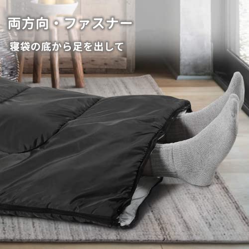 BOFAC 寝袋 シュラフ 210T防水 1.3KG/1.8KG 封筒型 軽量 コ