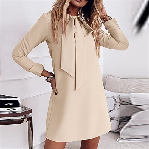 Robe tricotée femme col en V confortable ajustée contre le froid