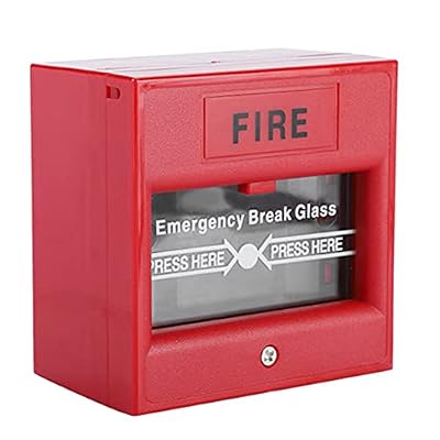 Botón De Rotura De Cristal De Emergencia, Botón De Salida De Alarma Contra Incendios, Interruptor De Alarma De Rotura De Cristal De Seguridad Para Centro Comercial, Edificios De Oficinas Y Casa