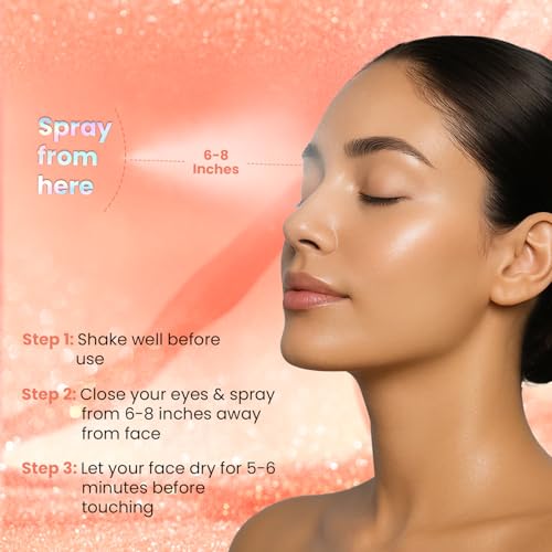 Image of FACES CANADA Ultime Pro Strobe Makeup Fixer Mini - Rose Gold, 50 ml | 12HR Long Lasting Makeup Setting Spray | Dewy Shimmery Glow Finish | Hydrating, Non-Sticky | Waterproof, Transferproof & Alcohol-Free
