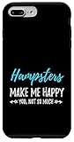 iPhone 7 Plus/8 Plus Hampsters Make Me Happy Phone Case Funny Case