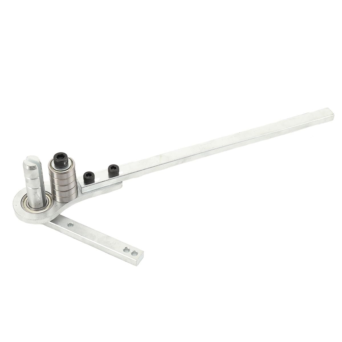 Lfhelper Manual Metal Bending Machine, Adjustable Sheet Metal Bender for Flat Iron, Steel and Copper Strips 1-4 mm, 90° Angle Forming Tool for Workshop and DIY Projects