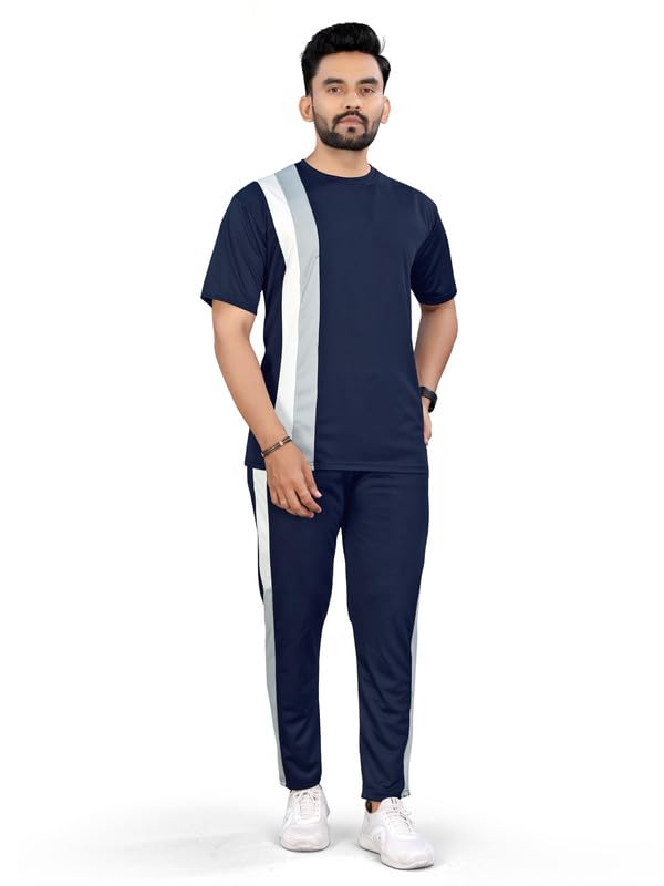 Men’s Summer Sportssuit– Comfortable Track Pants-tshirt-Dream GREY C1_P3-picture-19