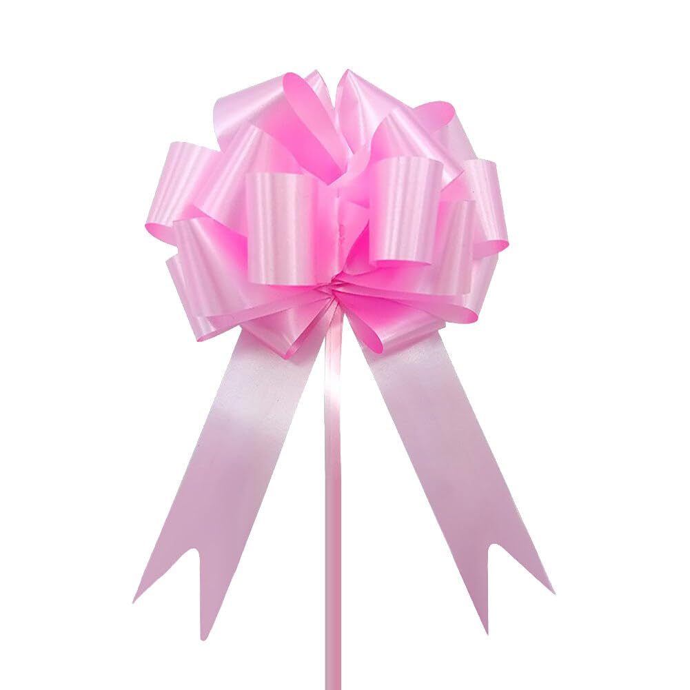 Uposao 30Pcs Pull Bows for Gift Wrapping, Large Bows for Presents Gift Wrapping Bows, Gift Baskets Bow for Christmas Trees, Wedding, Valentine's Decoration and Birthday Present Ties