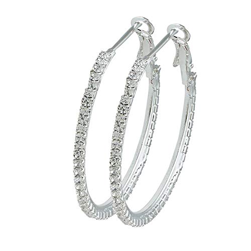 See full amazon price history chart for Shining Jewel - By Shivansh Austrian Crystal and CZ Silver Plated Hoop Earrings for Women Shining Jewel - By Shivansh Austrian Crystal and CZ Silver Plated Hoop Earrings for Women (B07GVLNHNJ) Amazon Price History, Amazon Price Tracker